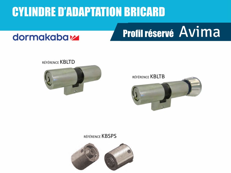 Profile AVIMA d’adaptation BRICARD